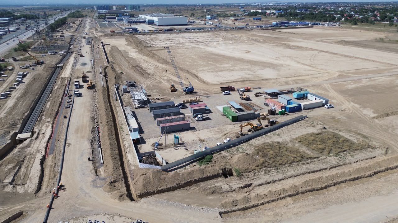 Construction site overview